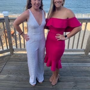 Dress the population jumpsuit